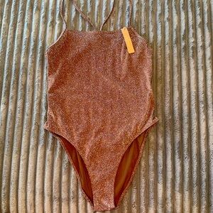 NWT Skims Glitter Swimsuit